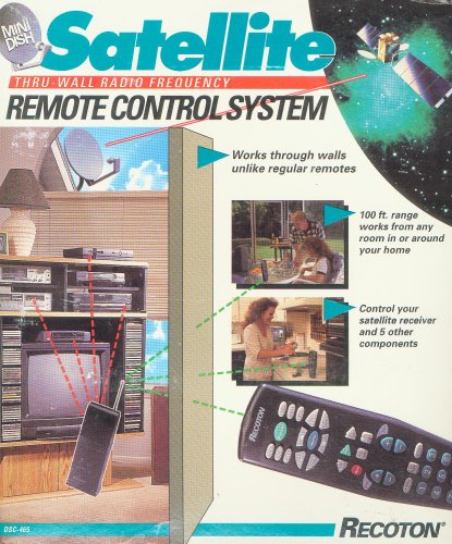 Recoton Satellite Thru-Wall Radio Frequency Remote Control System