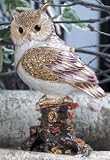 OWL BOX WITH STAND JEWELED