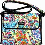 Capitola Beach Shoulder Flap Bag- Crazy Paizley