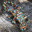 Harlequin Mosiac Resin Lizard Garden Ornament