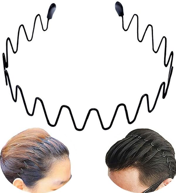 Xingzhe Mens Headband Hair Band Men Metal Headbands For Women