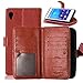 TabPow LG G4 Case, LG G4 Wallet Case, [Wallet Case] 9 Card Holder [Detachable Wallet Folio] Brown PU Leather Flip Case with Lanyard Strap for LG G4
