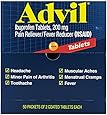 Advil Tablets Pain Reliever Refill,200 mg, 50 Two-Packs per Box