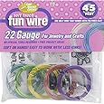 Plastic Coated Fun Wire Value Pack 9 Foot Coils-22 Gauge Translucent 5/Pkg