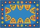 Busy Bee ABC Learning Rug Rectangle 5'10 x 8'4