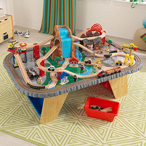 KidKraft 17498.0 Waterfall Junction Train Set and Table Toy | Baby Shop
