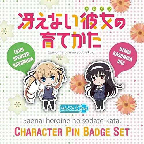 How to Raise a Boring Girlfriend Pin Badge Set Eriri Spencer Sawamura Utaha Kasumigaoka