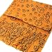 Bright Orange Long Peace Sign Lightweight Scarf