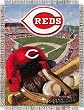 Cincinnati Reds Home Field Advantage Woven Tapestry 48x60 Throw Blanket - MLB Baseball
