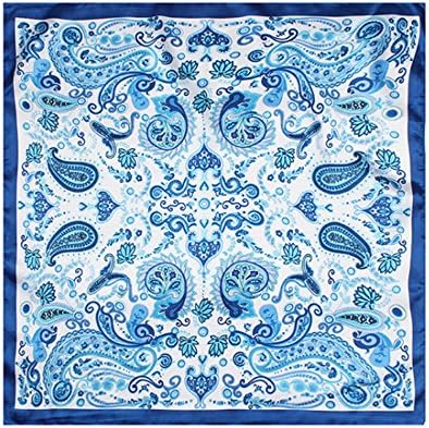 DGFA INC 2016 NEW 23.4" Women's Silk Like Square Neckerchief Soft Hair Scarves