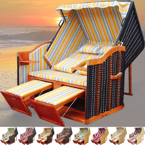 Strandkorb Luxus Gartenliege Sylt Ostsee Volllieger