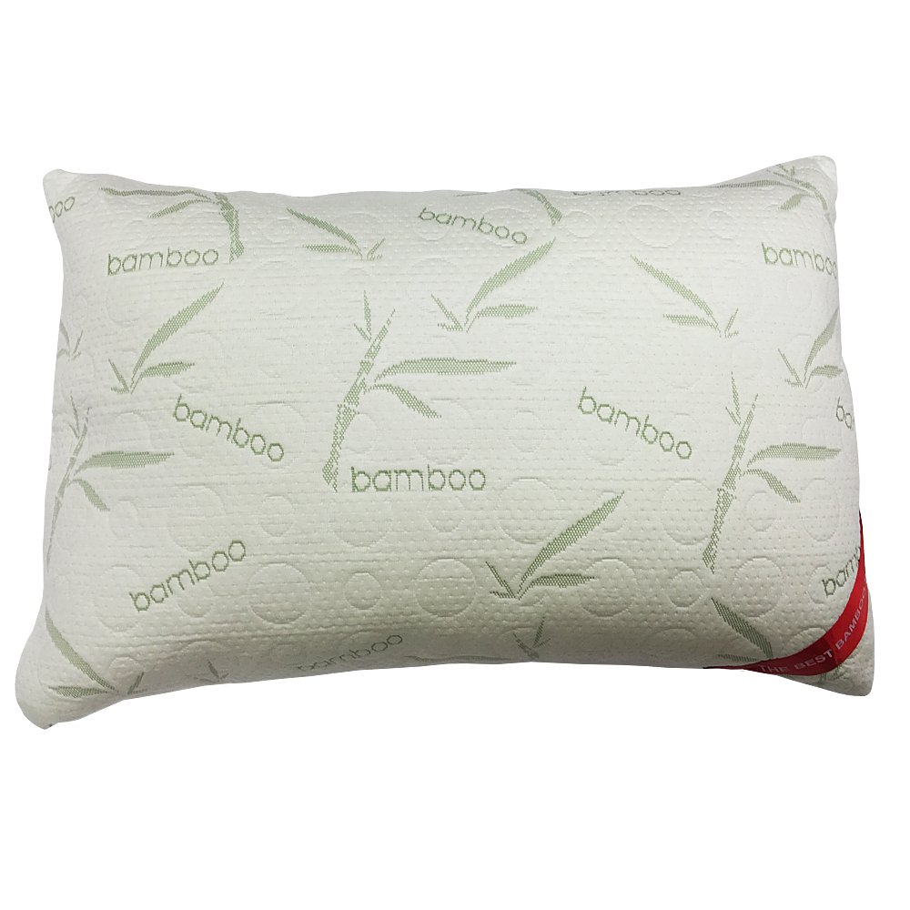 Shredded Memory Foam Pillow MicroVented Bamboo Cover FIRM The