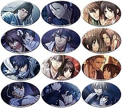 オトメイト【楕円形】缶バッジコレクション薄桜鬼 真改 Vol.1 10パック入りBOX