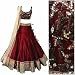 Sky GLobal Maroon Benglori Silk Embroidered Lehenga Choli (Lehnga_164_Free Size_Maroon) RS.599.00