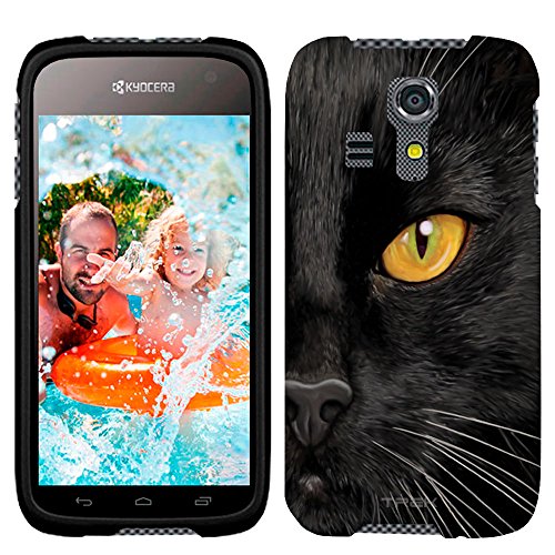 Kyocera Hydro Vibe Black Cat Face Case