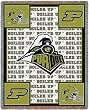 Purdue Univ Mascot - 69 x 48 Blanket/Throw - Purdue Boilermakers