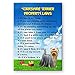 Yorkshire Terrier Property Laws Fridge Magnet Funny