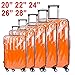 BlueCosto PVC Clear Travel Luggage Protector Suitcase Covers 28