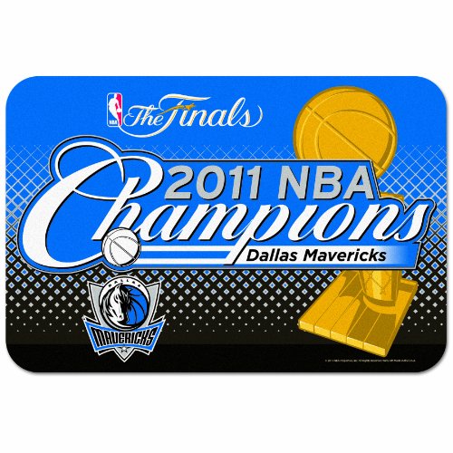 NBA Dallas Mavericks 2011 World Champions 20-by-30 inch Floor Mat