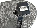 picture of Satgear Sky/Freesat - New Zone 1 Satellite HD Mini Dish Kit with Quad LNB, 20m Twin Cable and Brackets, All Fixings and Wall Bolts- Perfect For Sky/Freesat, Includes Exclusive Satgear 2 Year Warrenty and Full Set Up Guide