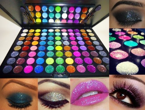 Beauty Treats 88 PRO Glitter Cream Color Eye Shadow Makeup Eyeshadow Palette