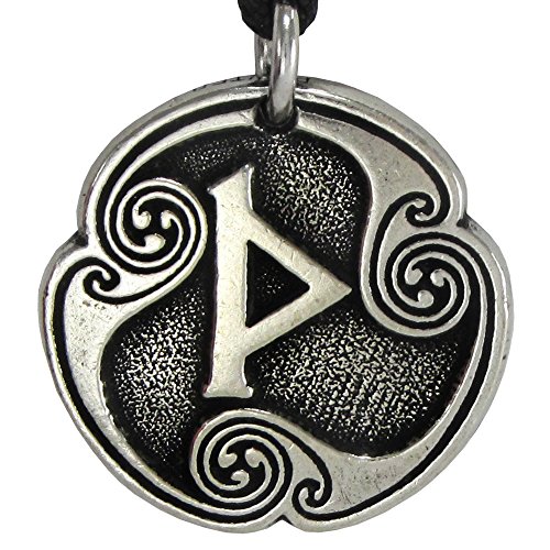 Thurisaz Thurs Rune of Thor Pendant Necklace Norse Viking Asatru Jewelry