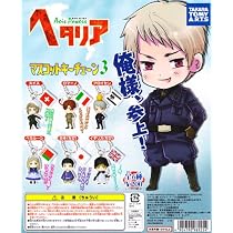 ヘタリア マスコットキーチェーン3 Hetalia タカラトミーアーツ(全6種フルコンプセット+DP台紙おまけ付き