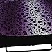BDK Premium 9 Pc Safari Print Low Back Front Car Seat Rear Bench Head Rest Covers Set for Car Truck SUV (Leopard Purple)