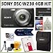 Sony Cyber-shot DSC-W230/B 12.1 MP Digital Camera in Black + 4GB MEMORY STICK + EXTRA BATTERY + SONY CASE + Deluxe Accessory Kit