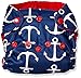 Imagine Baby Products Newborn Stay Dry All-in-One Snap Cloth Diaper, Overboard
