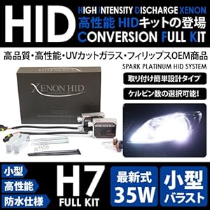 【クリックでお店のこの商品のページへ】SPARK H7 35W HIDキット 30000K MINI ミニ H14.3～19.1 RA.RE.RF.RH16 ヘッド