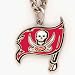 Tampa Bay Buccaneers Chain Necklace with NFL Team Logo Pendant