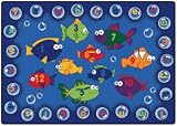 Fishing for Literacy Rectangle Rug Factory Second