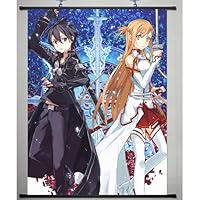 Home Decor Japanese Anime Wall Scroll Anime Poster Sword Art Online