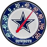 Cowboys WinCraft NFL Round Thermometer