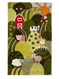 Whimsy Grass Kids Rug Size