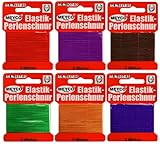 Elastik Perlenschnur 3 Meter goldgelb/Meyco