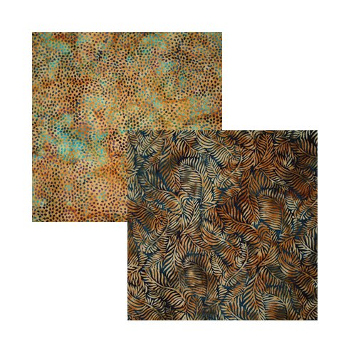 Dots & Fronds Batik Handkerchief Set