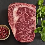 Wagyu Beef Rib Eye Steak - Marble Grade 8 - Whole, Cut To Order