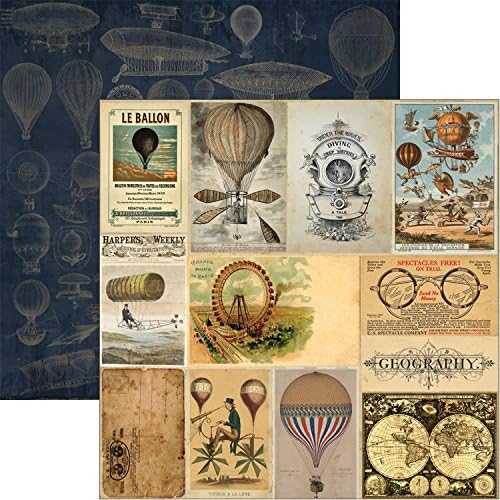 Time Keeper Double-Sided Cardstock 12"X12"-Exploratorium