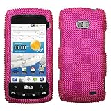 MyBat LG Apex / Ally Diamante Protector Cover (Diamante 2.0) - Hot Pink