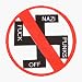 Dead Kennedys - Nazi Punks Fuck Off (Anti-Swastika Logo) - 1 1/4