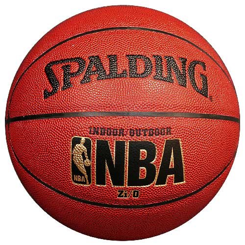 Childrens Toyshop  Sporting Goods : Spalding NBA Zi/O Official Size Indoor/Outdoor Basketball