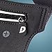 Running Belt - Comfortable Black Workout Waist Fanny Pack-Keep Your Keys & Cellphone While Exercising -Fits iPhone 6 Plus, Samsung Galaxy Note, S6 -Water Resistant -Best Pouch for Men & Women Runners