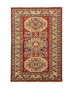 Design Community By Loomier Alfombra Ozbeki Ghazni A (Rojo/Multicolor)