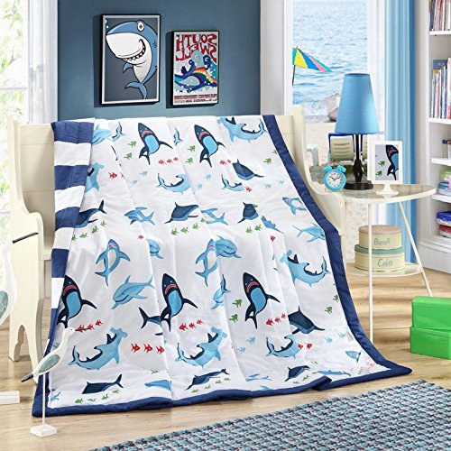 Shark Thin Cotton Quilt Comforter