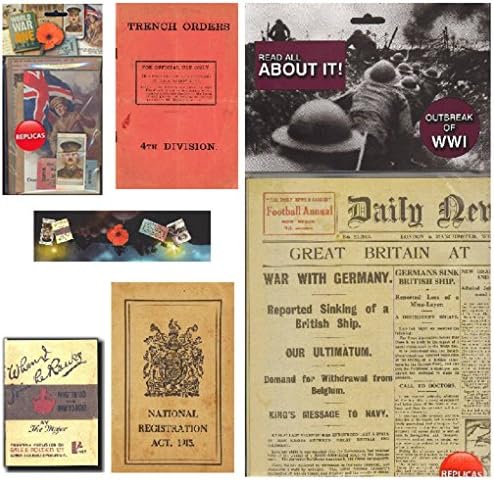 Ww1 Collection Special Offer - 6 Officially Reproduced Items - Great World War Historical Collection