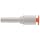 SMC KQ2 Series Polybutylene Terephthalate Push-to-Connect Tube Fitting, Plug-in Reducer, Tube OD, White (Removed)