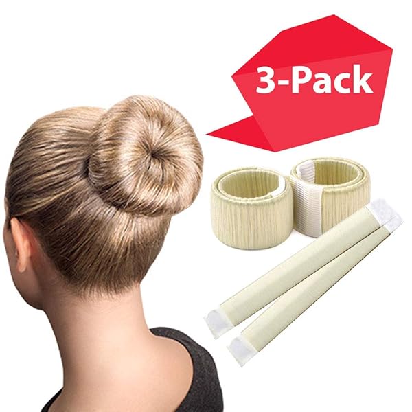 Blonde Magic Bun Maker 3 Pack Perfect Hair Bun Maker Hair