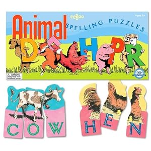 Animal Spelling Puzzles